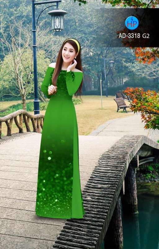 Vải áo dài họa tiết lấp lánh