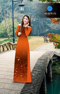 Vải áo dài họa tiết lấp lánh-DT 2582