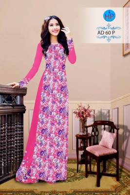 Vải áo dài bộ hoa đều-DT 2598