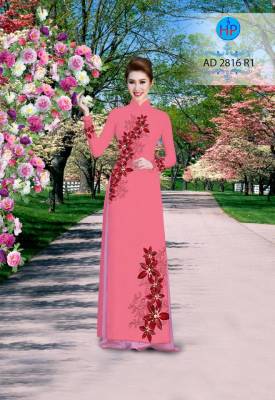Vải áo dài hoa dây-DT 2609