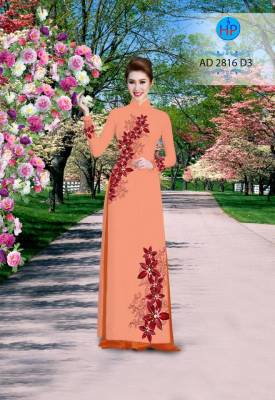 Vải áo dài hoa dây-DT 2609