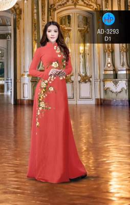 Vải áo dài hoa dây-DT 2640
