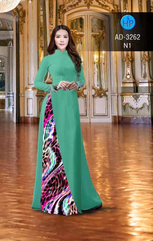 Vải áo dài họa tiết 3D