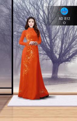 Vải áo dài hoa văn-DT 2675