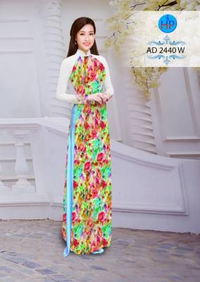 Vải áo dài hoa toàn thân-DT 2705
