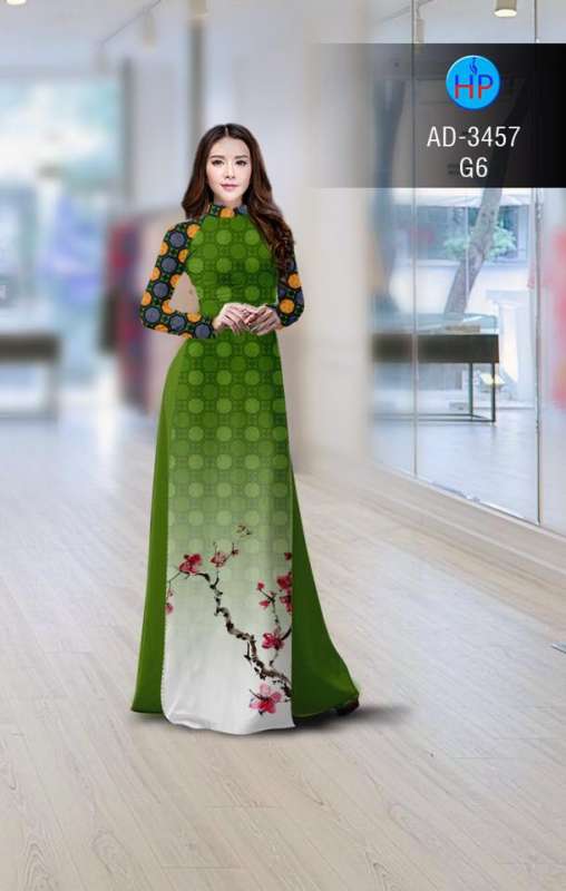 Vải áo dài cành Đào