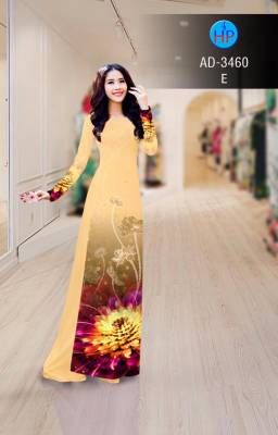 Vải áo dài hoa 3D-DT 2710