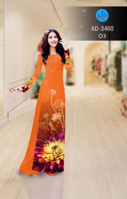 Vải áo dài hoa 3D-DT 2710