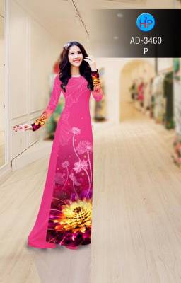 Vải áo dài hoa 3D-DT 2710