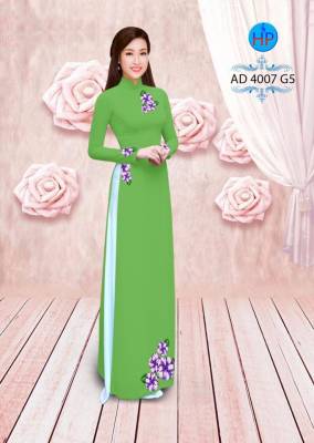 Vải áo dài hoa nhỏ-DT 2714