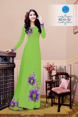 Vải áo dài hoa 3D-DT 2726