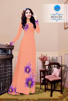 Vải áo dài hoa 3D-DT 2726