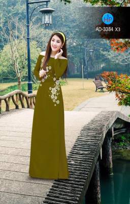 Vải áo dài hoa Tuyết-DT 2727