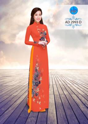 Vải áo dài hoa cổ điển-DT 2728