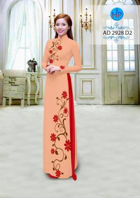 Vải áo dài hoa dây-DT 2737