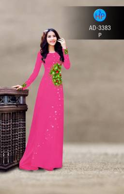 Vải áo dài bộ hoa eo-DT 2744
