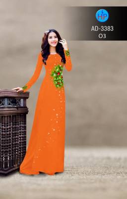 Vải áo dài bộ hoa eo-DT 2744