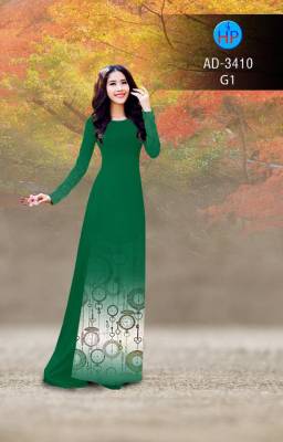 Vải áo dài hình đồng hồ cũ-DT 2770