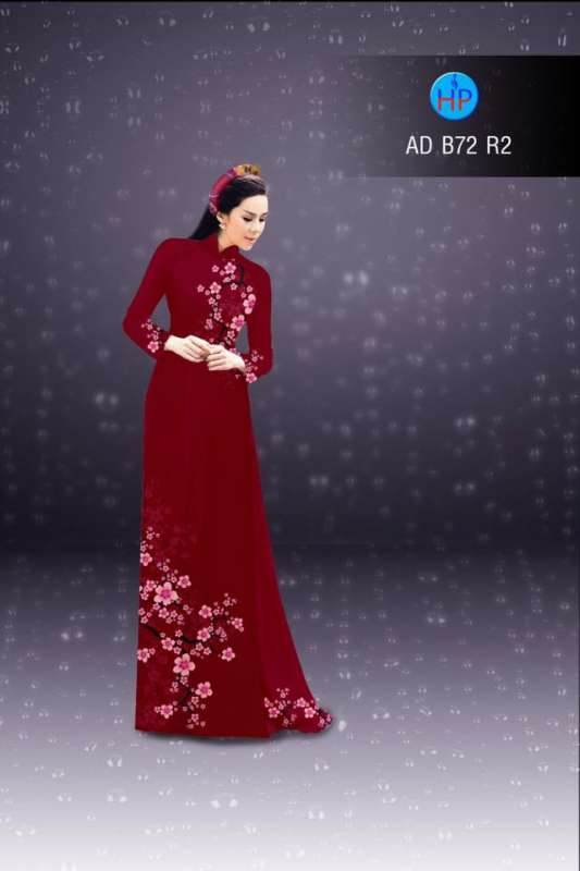 Vải áo dài cành Đào