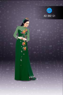Vải áo dài hoa nhỏ-DT 2775