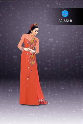 Vải áo dài hoa nhỏ-DT 2775
