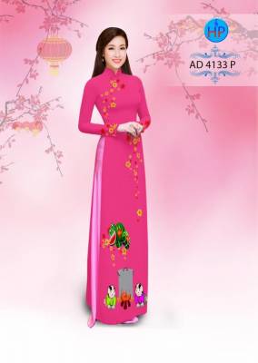 Vải áo dài bánh chưng bánh tét-DT 2778