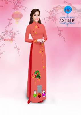 Vải áo dài bánh chưng bánh tét-DT 2778