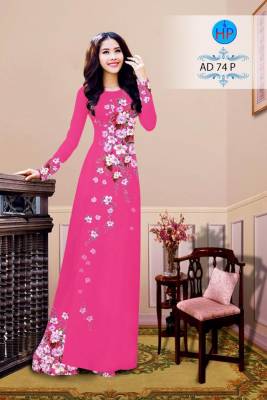 Vải áo dài hoa dây-DT 2779