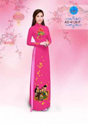 Vải áo dài tết sum vầy-DT 2787