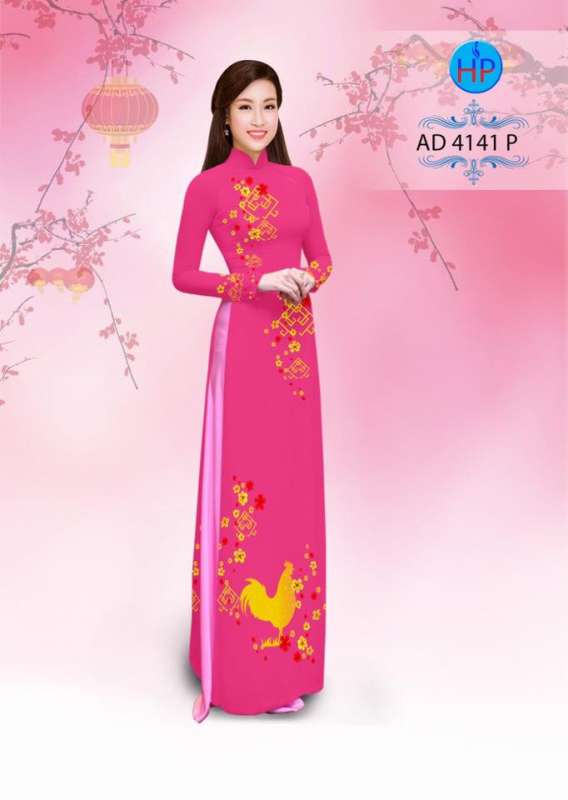 Vải áo dài tết Đinh Dậu 2017