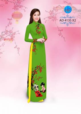 Vải áo dài tết Đinh Dậu 2017-DT 2792