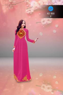 Vải áo dài hình đồng tiền cổ-DT 2794
