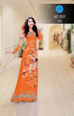 Vải áo dài hoa toàn thân-DT 2806