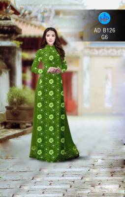 Vải áo dài hoa nhỏ toàn thân-DT 2808