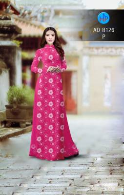 Vải áo dài hoa nhỏ toàn thân-DT 2808