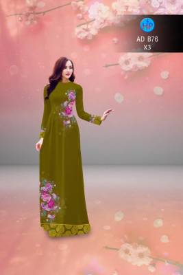 Vải áo dài hoa mờ-DT 2812