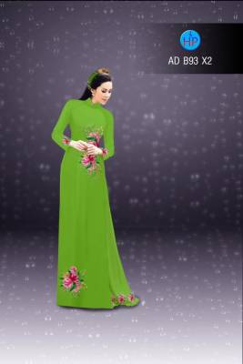 Vải áo dài hoa chùm nhỏ-DT 2814