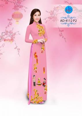 Vải áo dài tết-DT 2817