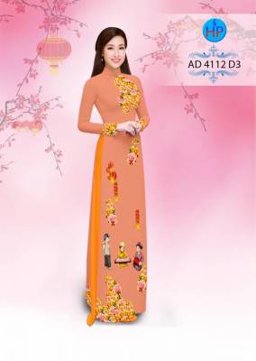 Vải áo dài tết-DT 2817
