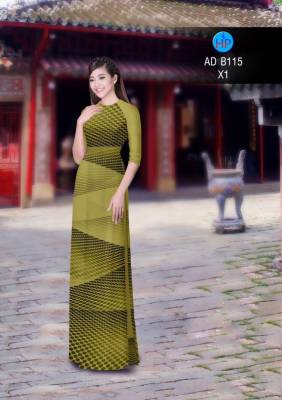 Vải áo dài hoa tiết sole-DT 2818