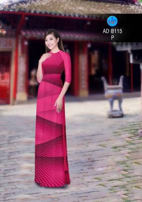 Vải áo dài hoa tiết sole-DT 2818
