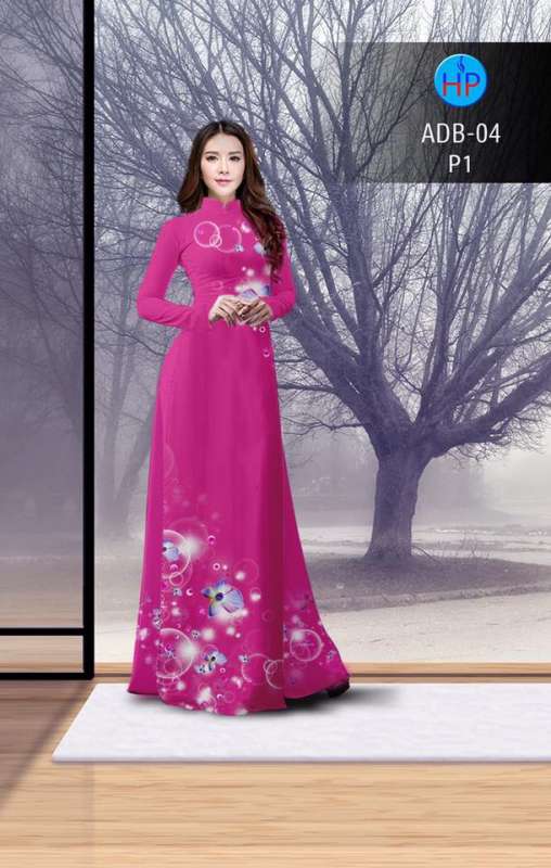 Vải áo dài bóng nước