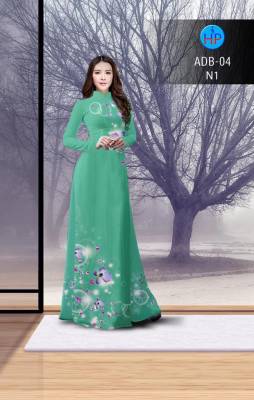 Vải áo dài bóng nước-DT 2829
