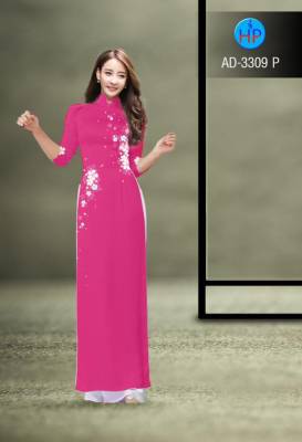 Vải áo dài hoa nhỏ-DT 2830