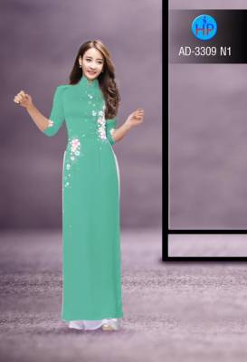 Vải áo dài hoa nhỏ-DT 2830