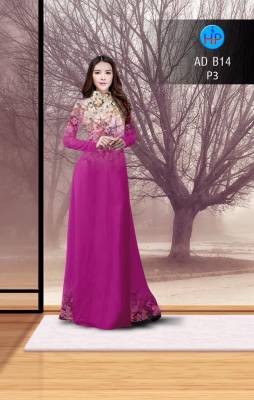 Vải áo dài hoa nhỏ-DT 2831