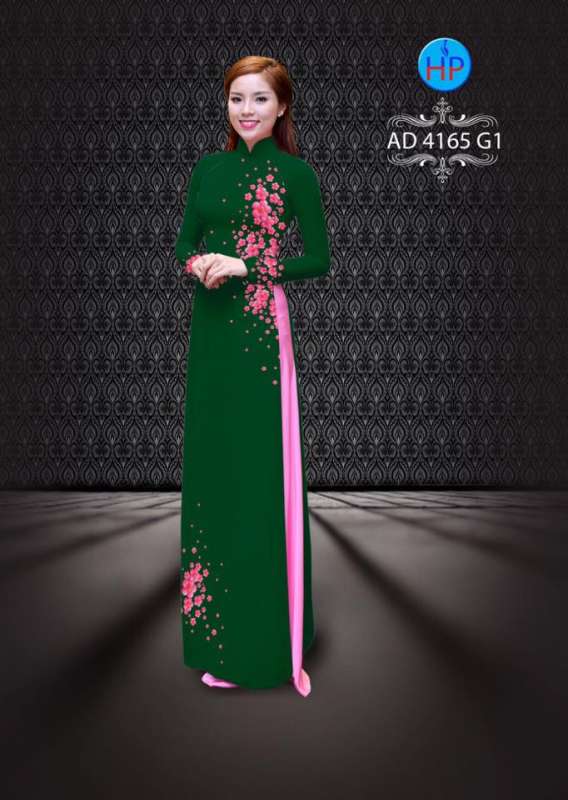 Vải áo dài hoa nhỏ
