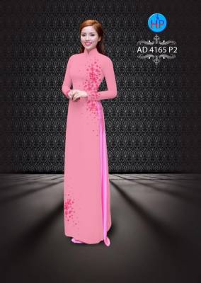 Vải áo dài hoa nhỏ-DT 2834