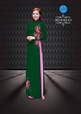 Vải áo dài hoa nhỏ-DT 2834