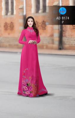 Vải áo dài chim Công-DT 2836